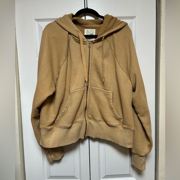 Offline by Aerie Cropped Zip-Up Hoodie - Picture 1 of 6